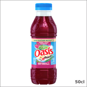 OASIS POMME CASSIS FRAMBOISE