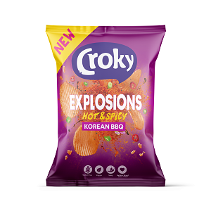 1 Sachet de Croky Explosions Korean BBQ 150GR