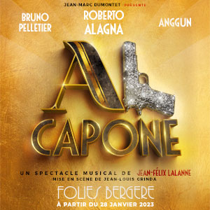 Une place pour 2 personnes en catégorie 1 pour le spectacle AL CAPONE