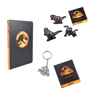 Un Pack goodies JURASSIC WORLD : LE MONDE D'APRÈS