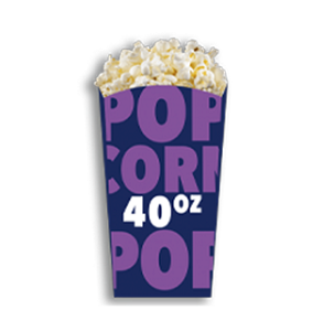 1 Popcorn Small 40 oz