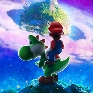 Une affiche au choix du film SUPER MARIO GALAXY, LE FILM