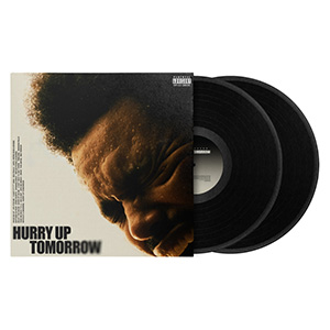 Un vinyle du film HURRY UP TOMORROW