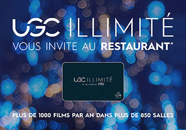 UGC Illimité vous invite au restaurant !