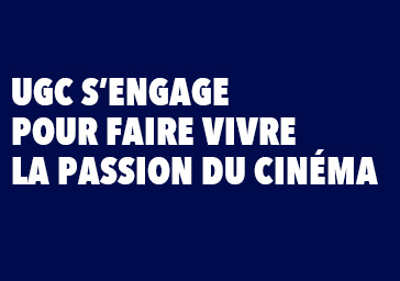 En novembre, UGC s’engage pour faire vivre la passion du cinéma