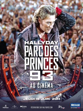 JOHNNY HALLYDAY PARC DES PRINCES 93 AU CINEMA