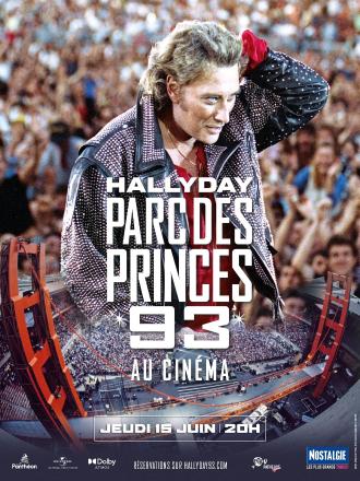 JOHNNY HALLYDAY PARC DES PRINCES 93 AU CINEMA