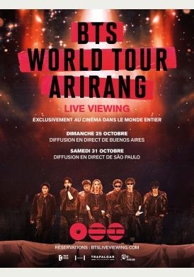 BTS WORLD TOUR ARIRANG IN SAO PAULO LIVE VIEWING poster