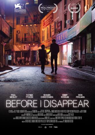 BEFORE I DISAPPEAR