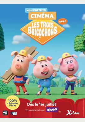 Affiche de Mon premier cinéma avec Les Trois Bricochons