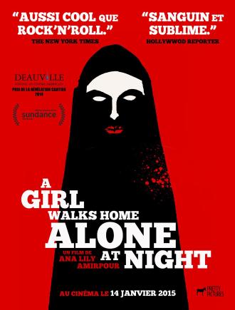 A GIRL WALKS HOME ALONE AT NIGHT