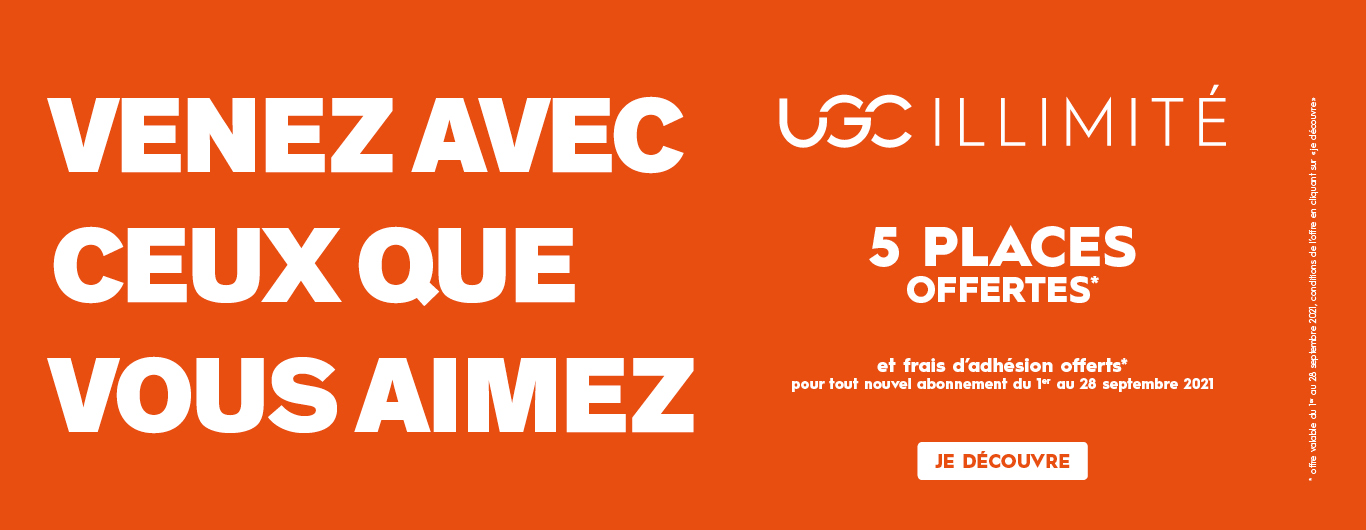 UGC : Films à l'affiche, horaires des séances, réservation en ligne