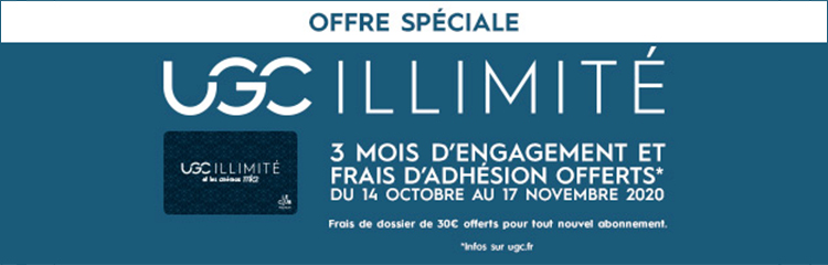 Offre spéciale UGC Illimité - Bordeaux, Lille & Hauts-de-France