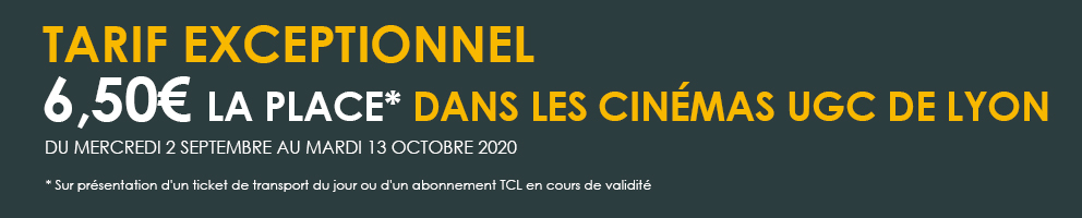 Tarif exceptionnel dans les cinémas de Lyon